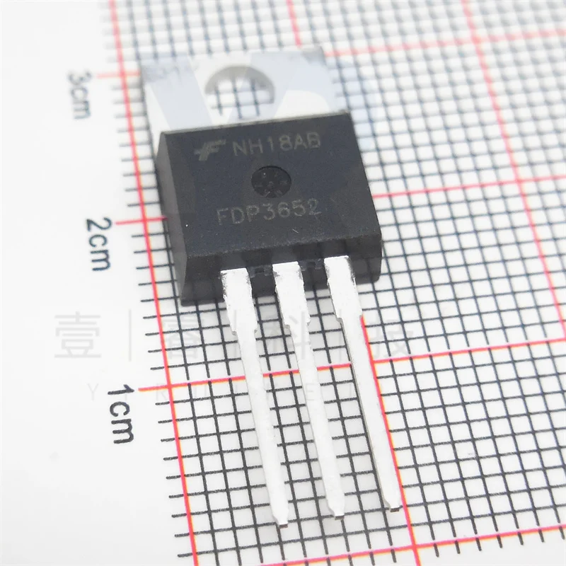 

10 шт., 100% оригинальный запас, новый FDP3652 61A 100V TO220