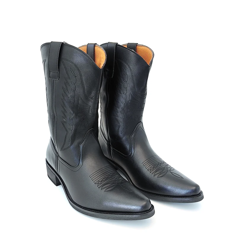 English Style Men's Chelsea Boots Pointed Tips Trendy Brown Work Boots High-end Banquet Dress Boots for Men‘s Free Delivery