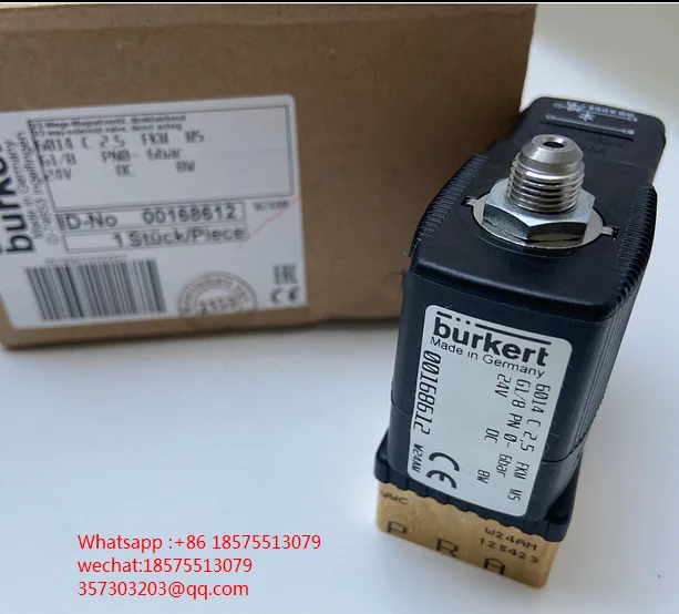 

Оригинальный аутентичный электромагнитный клапан 1 шт. для Burkert 6213A 00501095 6014C 00168612