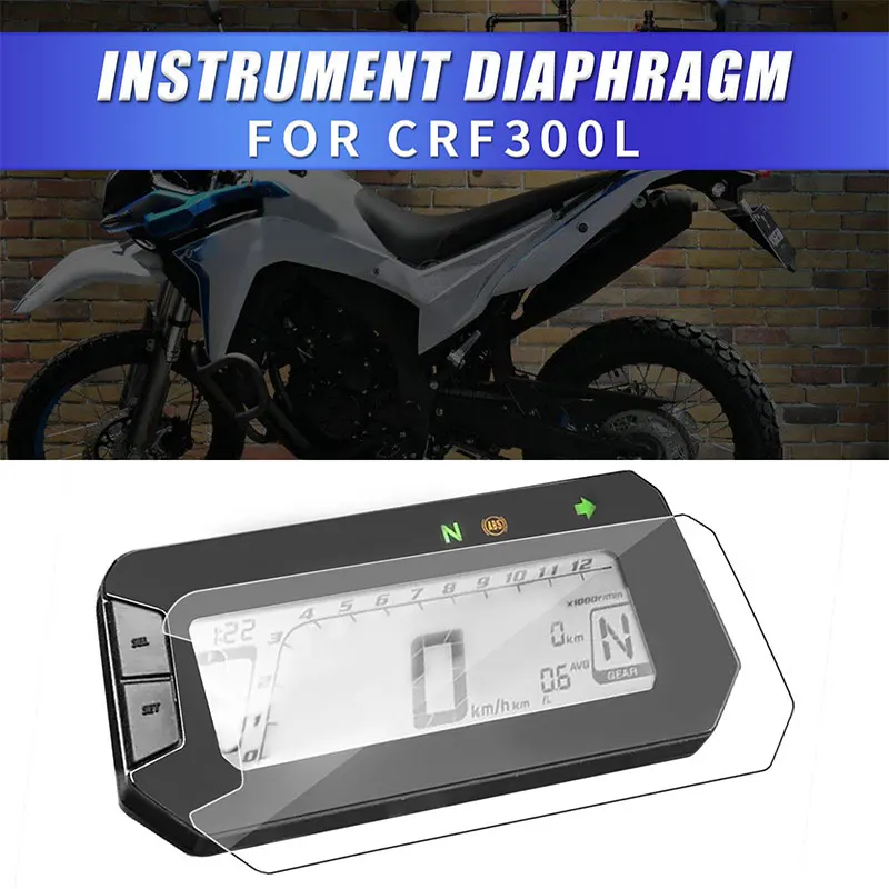 

For Honda CRF300L CRF 300L Rally MSX125 MSX 125 2021- Motorcycle Scratch Cluster Screen Dashboard Protection Instrument Film