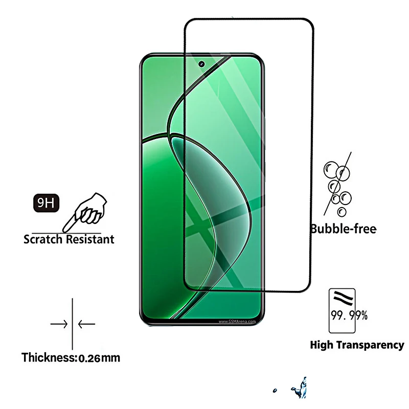 4-Pack HD Full-Cover Tempered Glass Screen Protectors