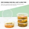 100pcs 50/100ml Disposable Plastic Takeaway Sauce Cup Condiment Container Food Packing Box Pigment Paint Box With Lids 5