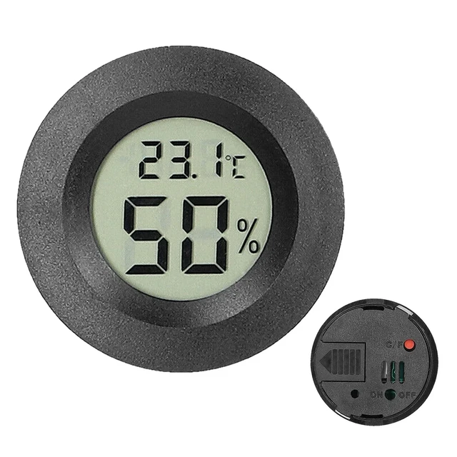 Indoor Outdoor Thermometer Round Large Wall Thermometer-Hygrometer  Waterproof 2022 New - AliExpress