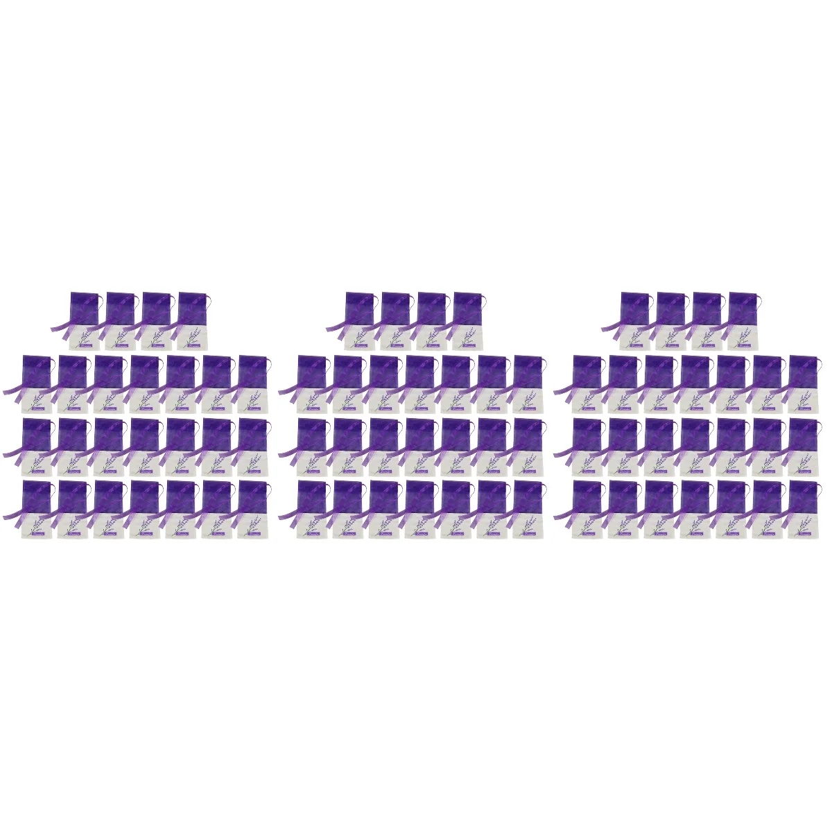 75 pcs Empty Lavender Bags Floral Printing Fragrance Pouch Sachets Bag for Relaxing Sleeping Drawstring Empty Lavender Pockets