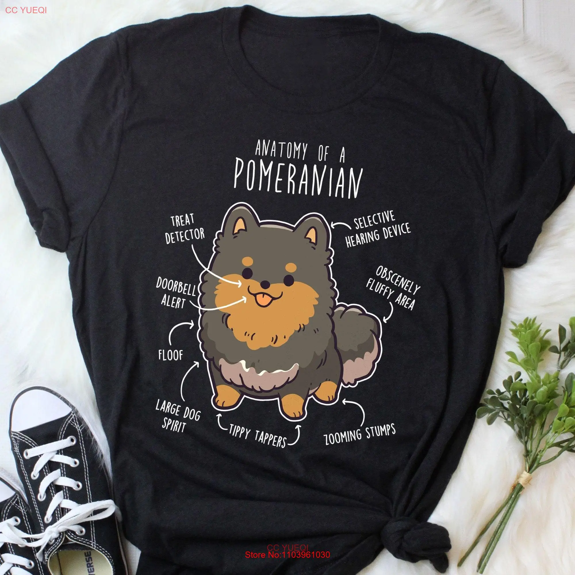Pomeranian Coffee Morning Mood T-Shirt