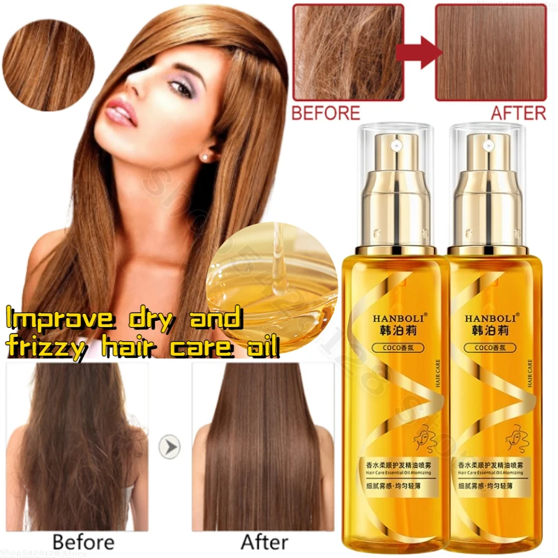 New Moisturizing Hair Oil Repair Damaged Argan Oil for Hair Restore Improve Split Hair Rough Smoothing Soft Care Serum sexy hair паста для укладки волос style sexy rough and ready paste