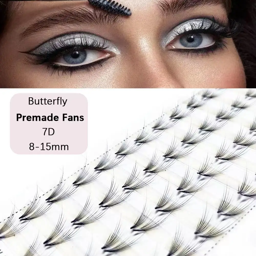 

Seashine Lashes Butterfly Short Stem Premade Fans Eyelash Extension False mink individual Lashes For Halloween