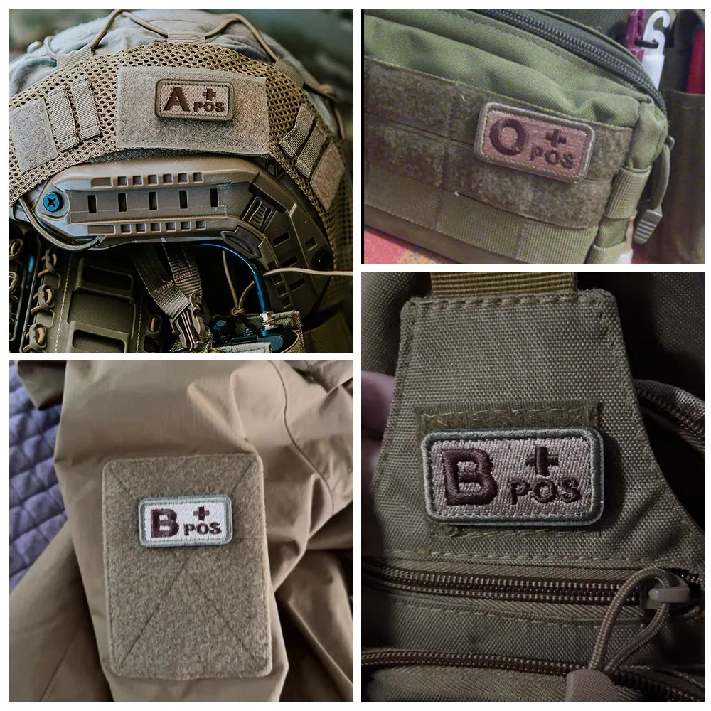 military hook and loop patches