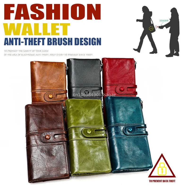 

Women Purses Long Zipper Genuine Leather Male Clutch Bags with Cellphone Holder High Quality Card Holder Wallet clutch purse