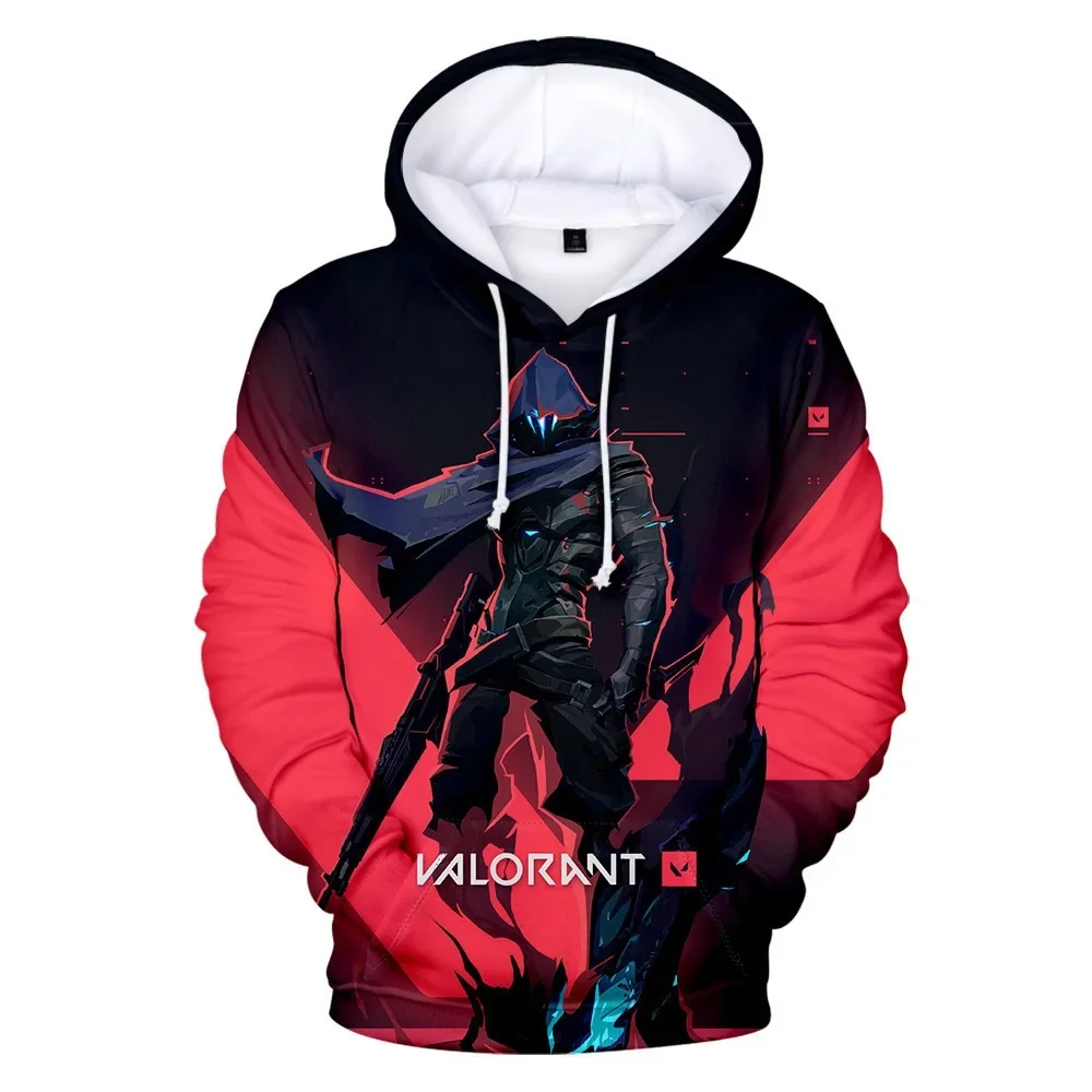 thumbnail image 1 of Sudadera con capucha con estampado 3D de Valorant para hombre y mujer, estilo informal, de talla grande, 1 of 5