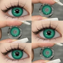 AMARA Vibrant Cosplay Colored Contact Lenses - Anime - Inspired Fashion (NEBULA - GREEN)