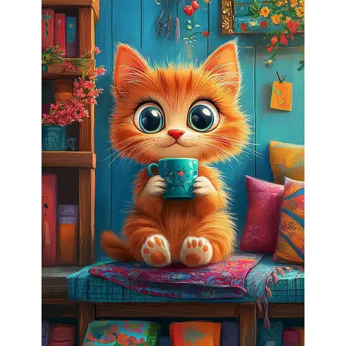 SDOYUNO Diamond Painting Complete Kit Animal Diamond Embroidery Wall Decoration Craft Diy Kits Gift Handmade Crystal 5D Diamond - Image 8