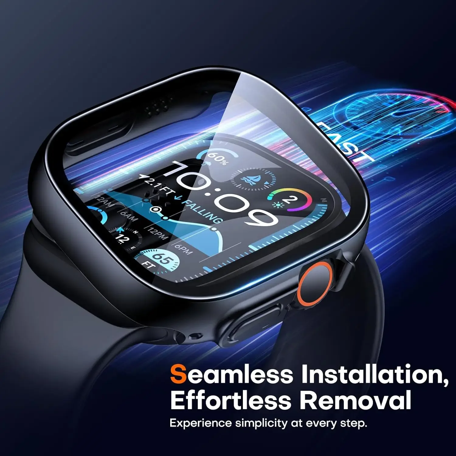 Full Cover Protection Shell TPU Case For Apple Watch Ultra 3 2 1 49MM Anti Fall Protective Cover For iWatch Ultra Accessories