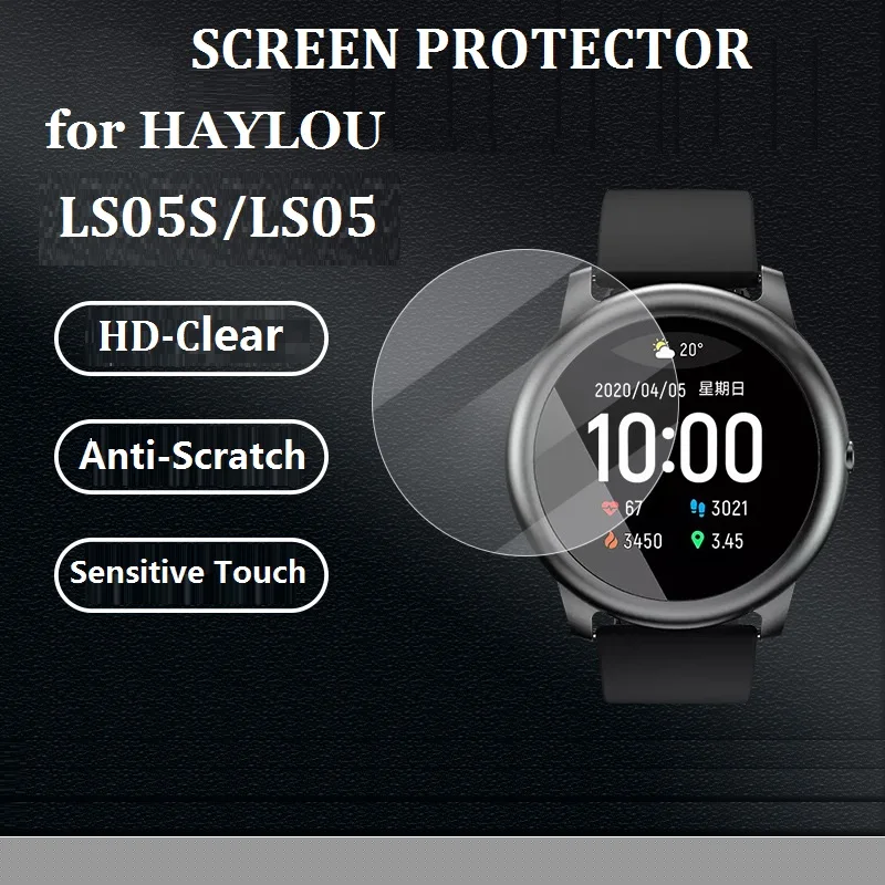 

10 шт. Защита экрана для Xiaomi Haylou RT LS05S Haylou Solar LS05, закаленное стекло для умных часов, Защитная пленка с защитой от царапин