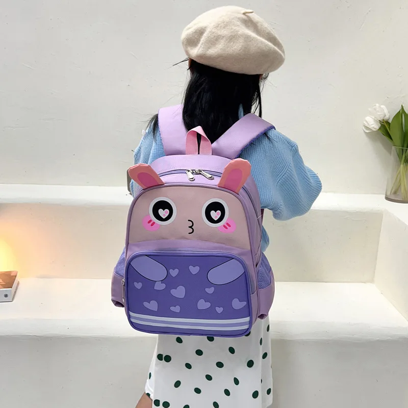 Children's School Bag Cartoon Fashion Kindergarten Backpack Preschool Boys and Girls Leisure Travel Backpacks Large Capacity