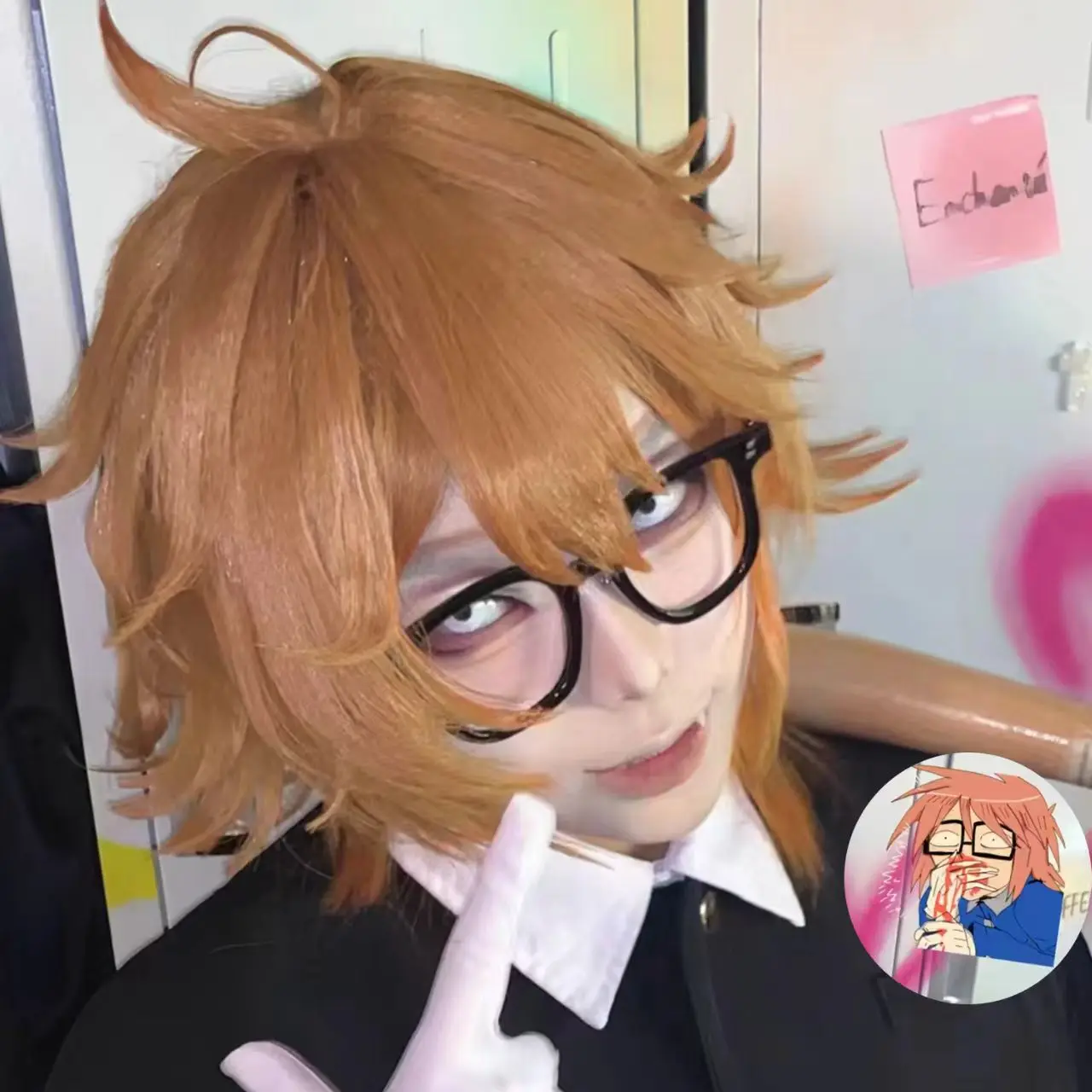 Synthetic Hair Light Brown Heat Resistant Fiber Wigs Randal's