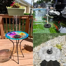 Twórczy wybuch mini fontanna solarna odkryty pływający basen fontanna stawowa dekoracja ogrodowa oczko wodne pompa wodna fontanna
