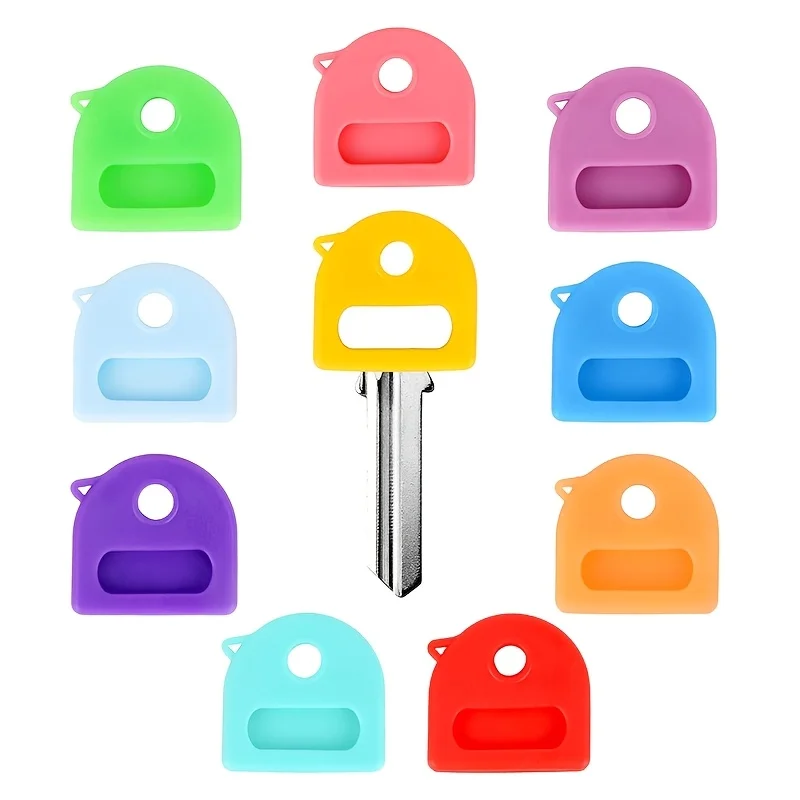20/10/5pcs Key Covers Caps, Key Identifiers with Labels,Soft Stretchy ...