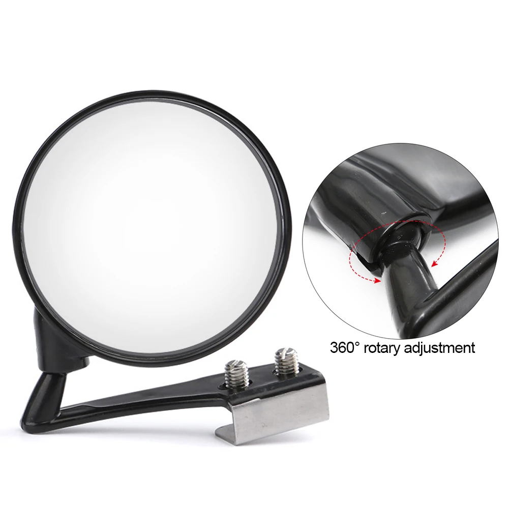 Car Front Wheel Blind Zone Mirror 360 Degree Rotation Wide Angle
