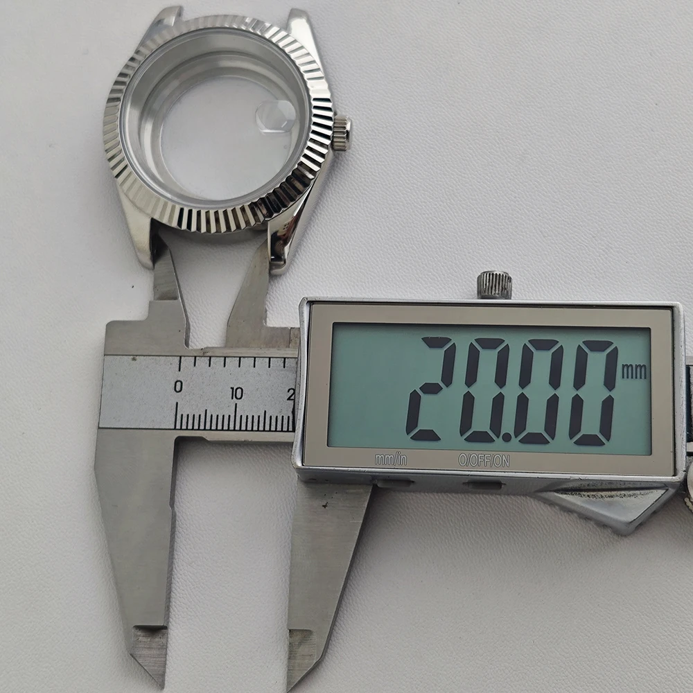 Premium Stainless Steel Watch Case with 20mm Band - High-Quality Watch Accessories