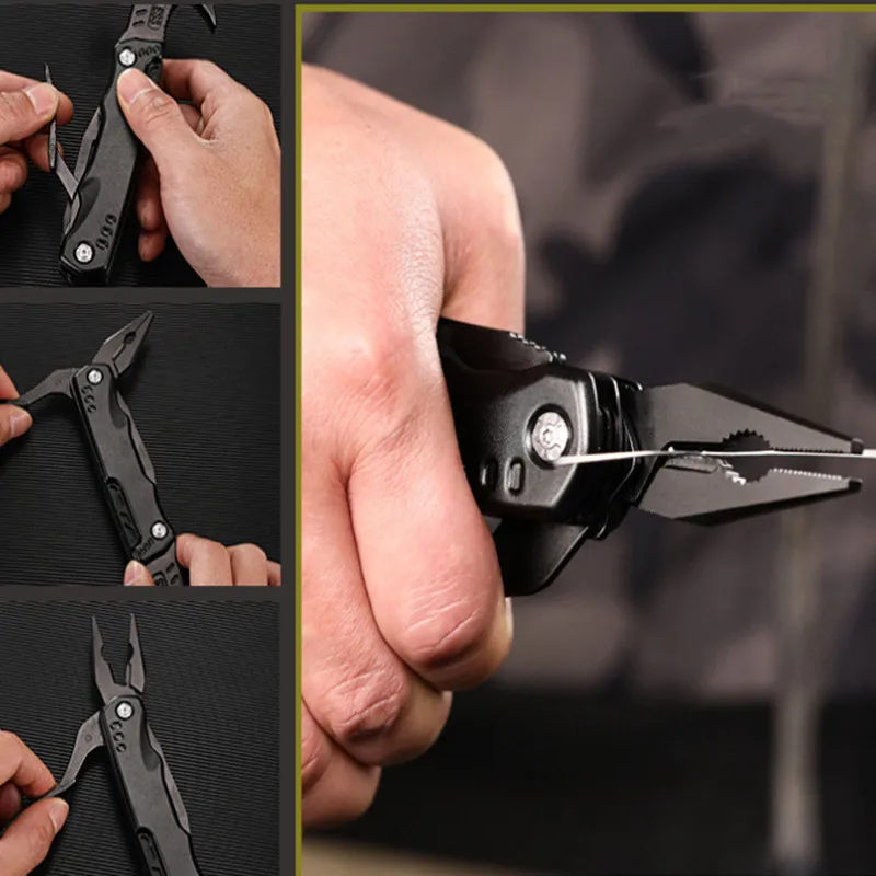 Outdoor Multi-functional Claw Hammer Vehicle Safety Folding Hammer Broken Window Escape Hammer Woodworking Hammer Camping Tool 5
