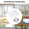 Promotion! AirLock Window Seal for Portable Air Conditioner,400 Cm Flexible Cloth Sealing Plate Window Seal with With Zip and Ad 4