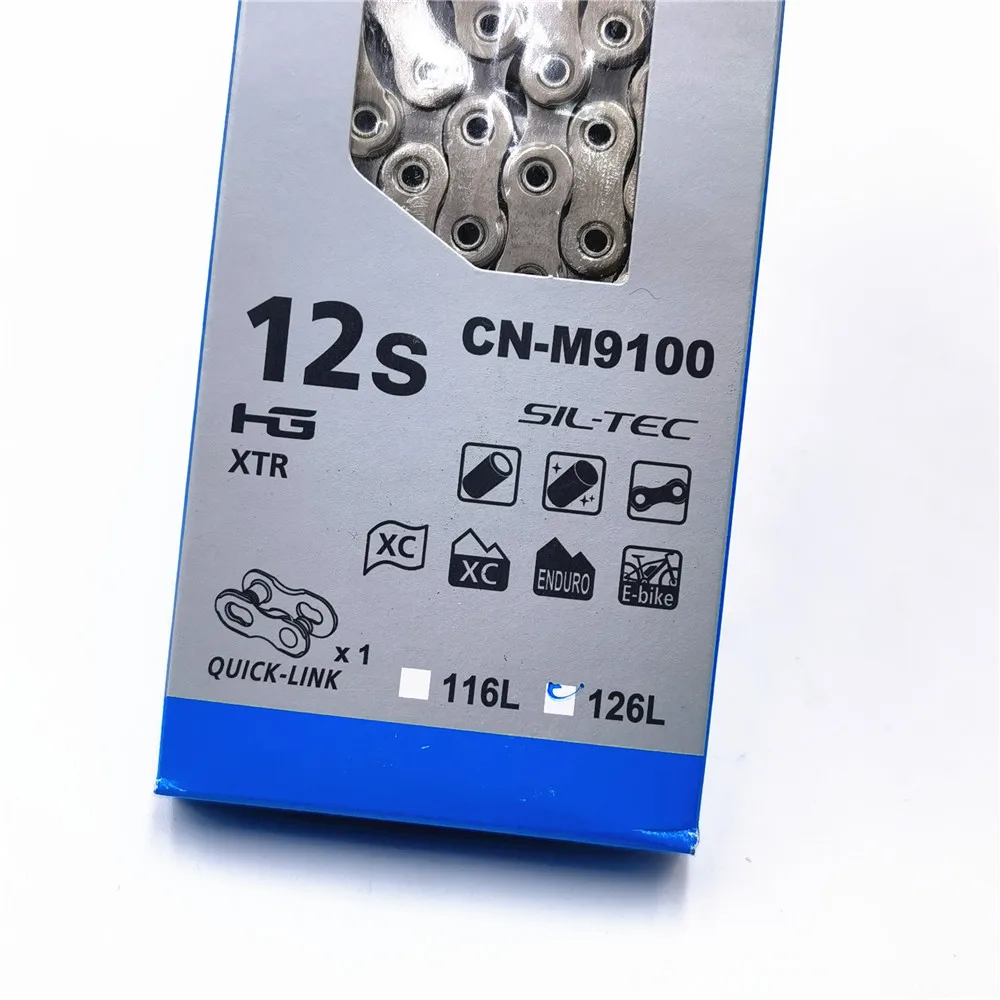 [新品]SHIMANO M6100 12速 チェーン 126リンク 正規品 シマノ チェーン CN-M6100 126L 12S クイックリンク付属