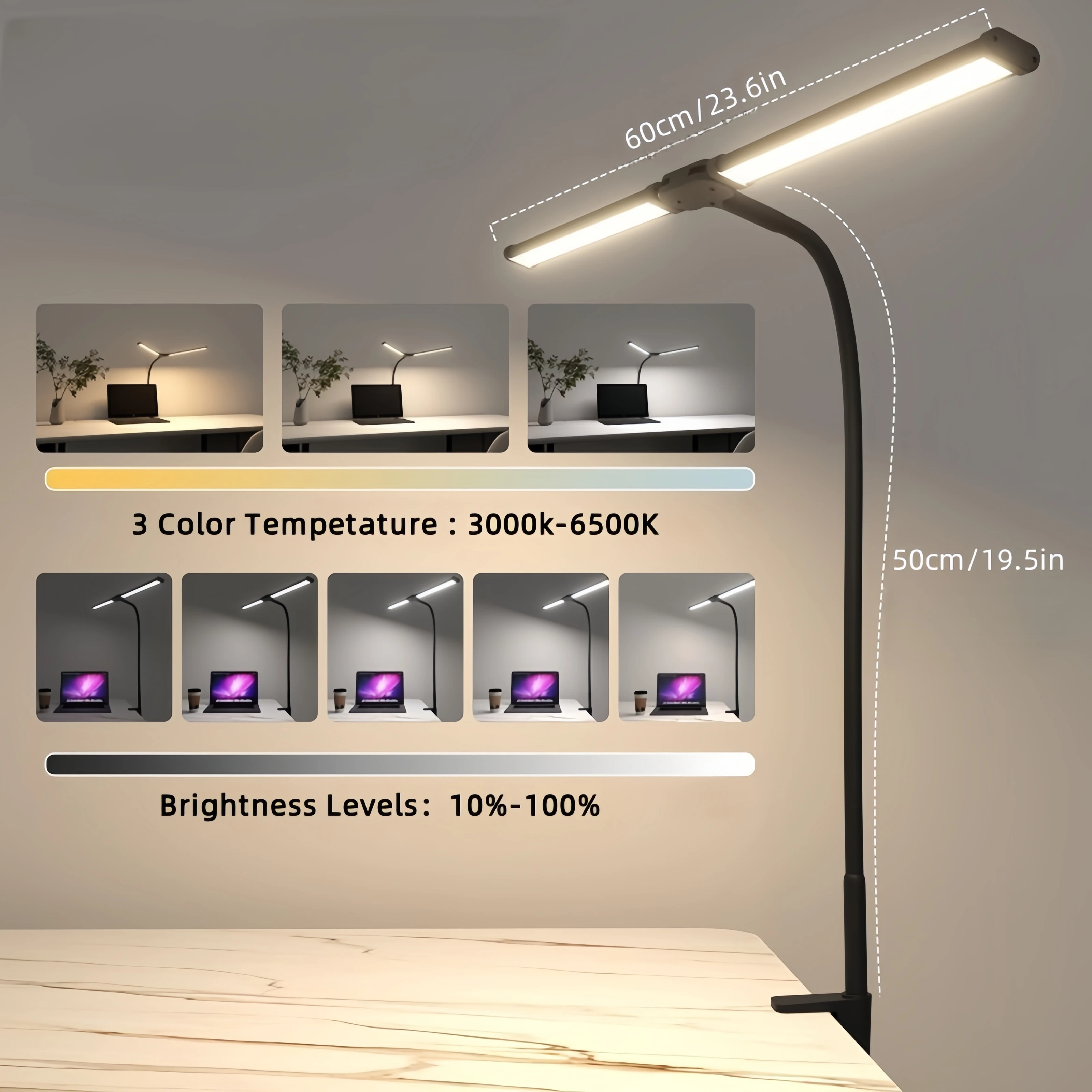 LED Clip Desk Lamp 3