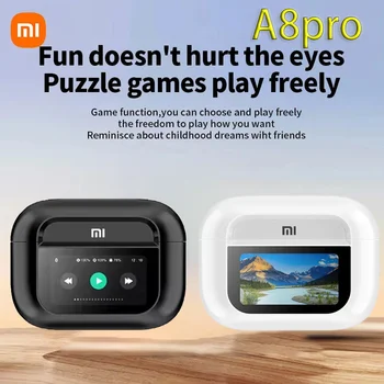 Xiaomi Bluetooth Headset Wireless A8 Pro Noise Cancelling Headphones TWS Sports Earbuds Touch Screen Control Gaming Headphones