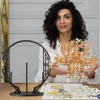 Piececool 3D Metal Puzzles Peachblossom Eifand Model Building Kits Jigsaw DIY Set for Teens Brain Teaser Toys 5