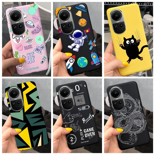 Oppo Reno 10 Pro 5G CPH2525 funda de silicona chapada en 6D, parachoques,  cubierta trasera de TPU suave, funda de teléfono a prueba de golpes para  Oppo Reno10 5G CPH2531 - AliExpress