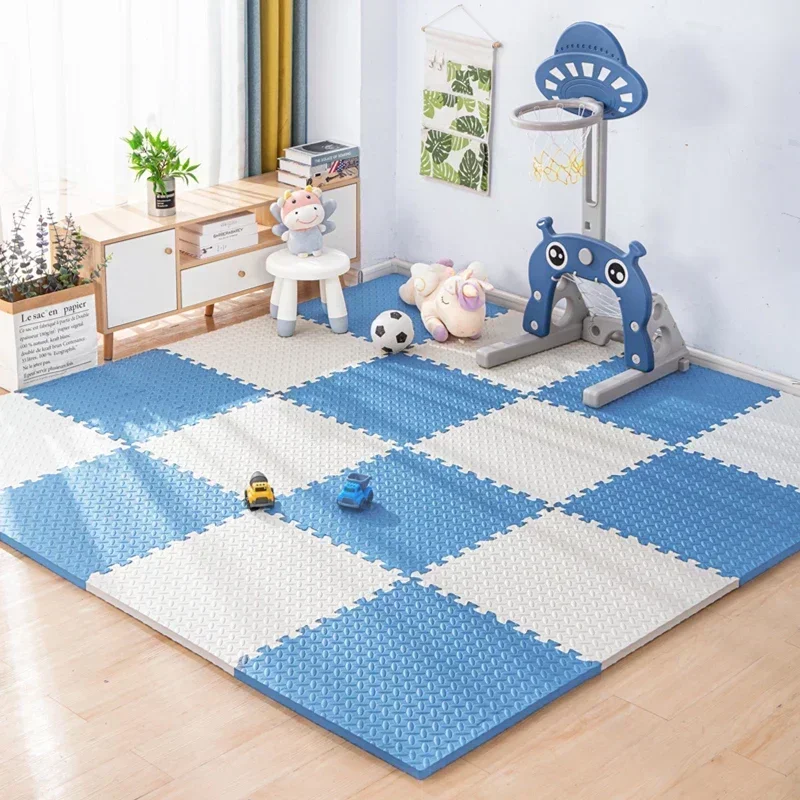 Children's Floor Mat, EVA Bedroom Soft Carpet, Foam Waterproof And Non-slip, Baby Stitching Game Mat, Home Living Room Decoration, floor mat kids carpet plush play mat