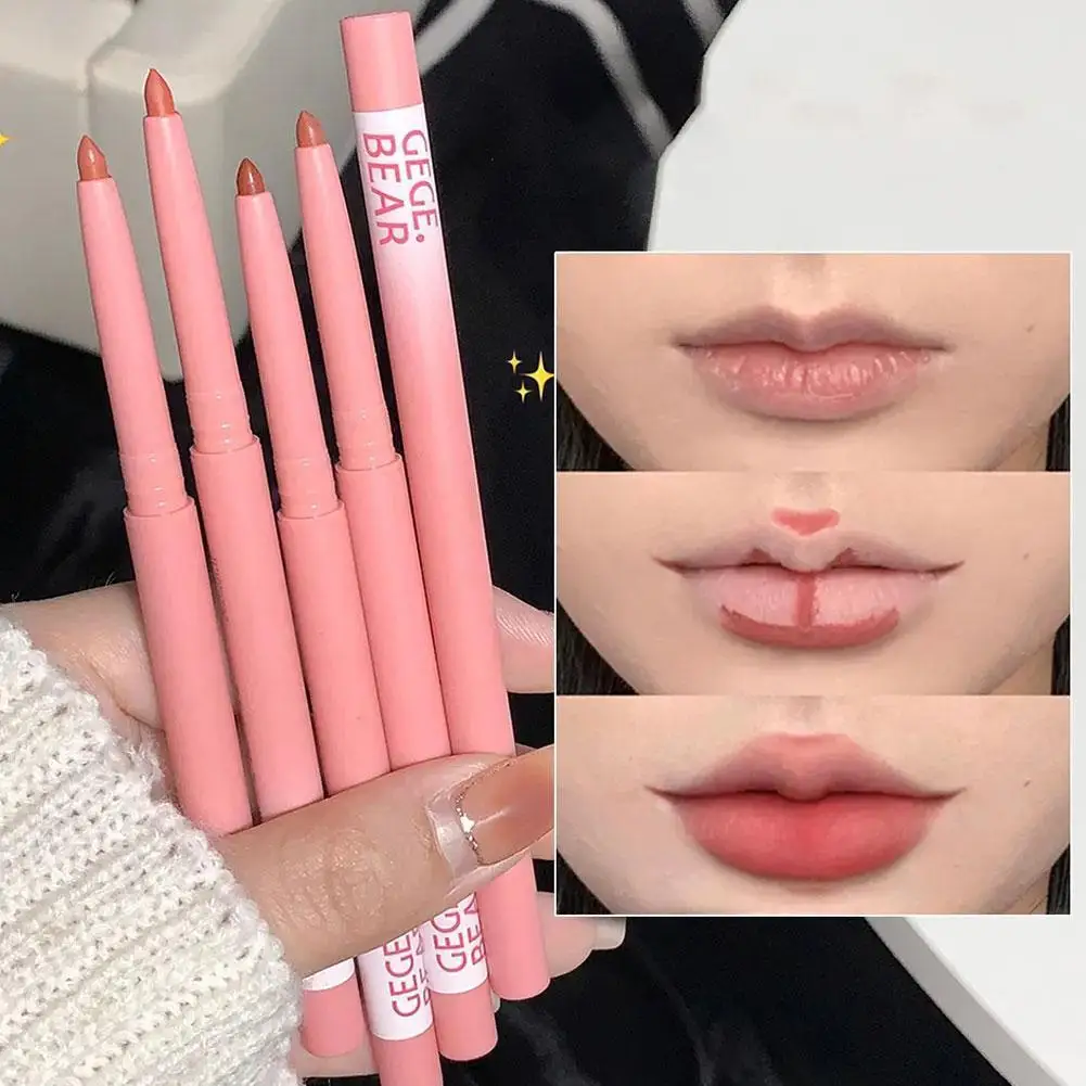 

8-color Waterproof Matte Lipliner Pencil Sexy Nude Long Pen Lipstick Contour Tint Brown Cosmetics Red Lip Lasting A0U2