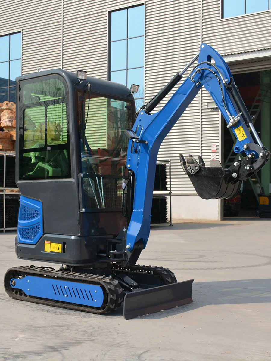 Multifunktionaler 1,8-Tonnen-Mini-Raupenbagger – hohe Qualität zum Gruben von Bauernkompostgruben und zum Räumen auf der Baustelle