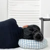 Side Sleeping Pillow Piercing for Ear Soft Pillows Donut Wedge Shape Tool Pain Reducing Travel 1