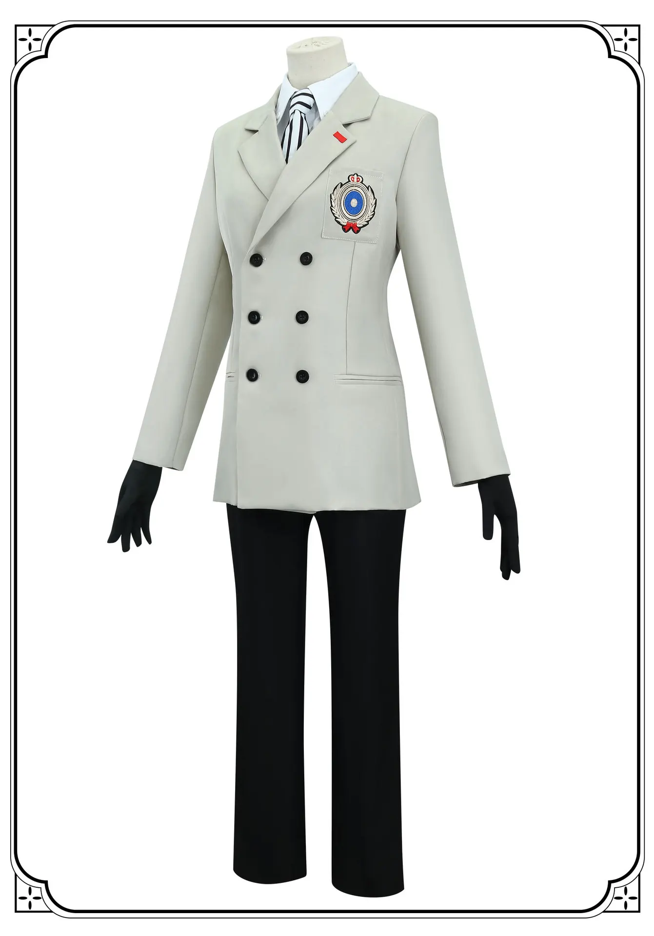 Persona 5 Akechi Goro School Uniform Cosplay Costume for Men (Unofficial)