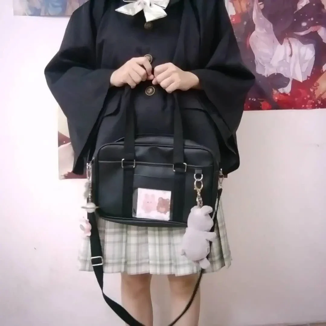 2024 New Lolita Ita Bags Women Fashion JK Uniform Handbags New Japanese Transparent Crossbody Bags Preppy School Style