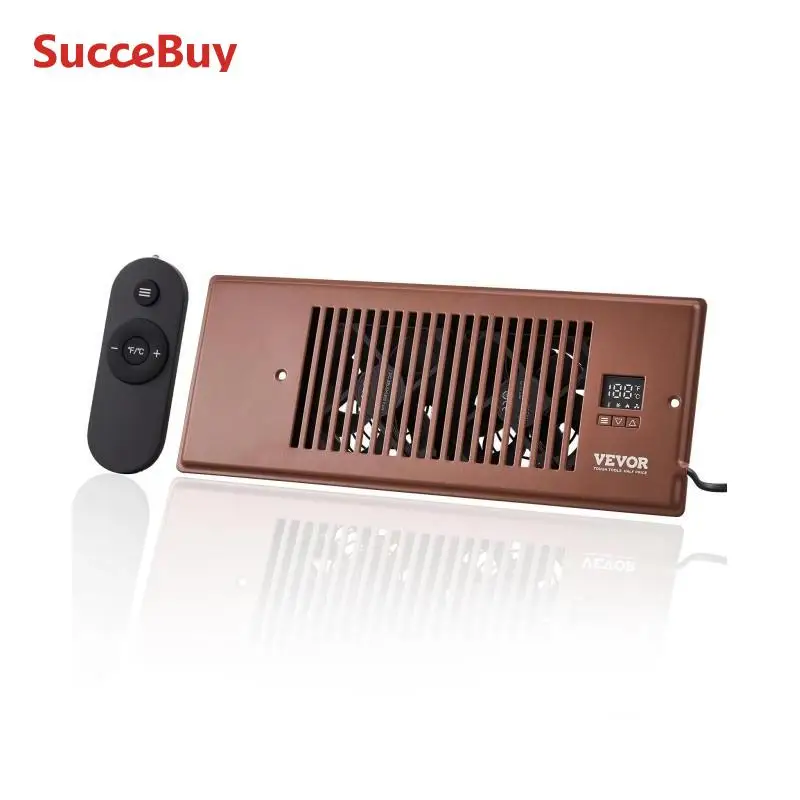 Booster Fan 4x12in Duct Fan 100CFM 10 Adjustable Speeds LCD Smart Controller for Wall and Floor cooling fan