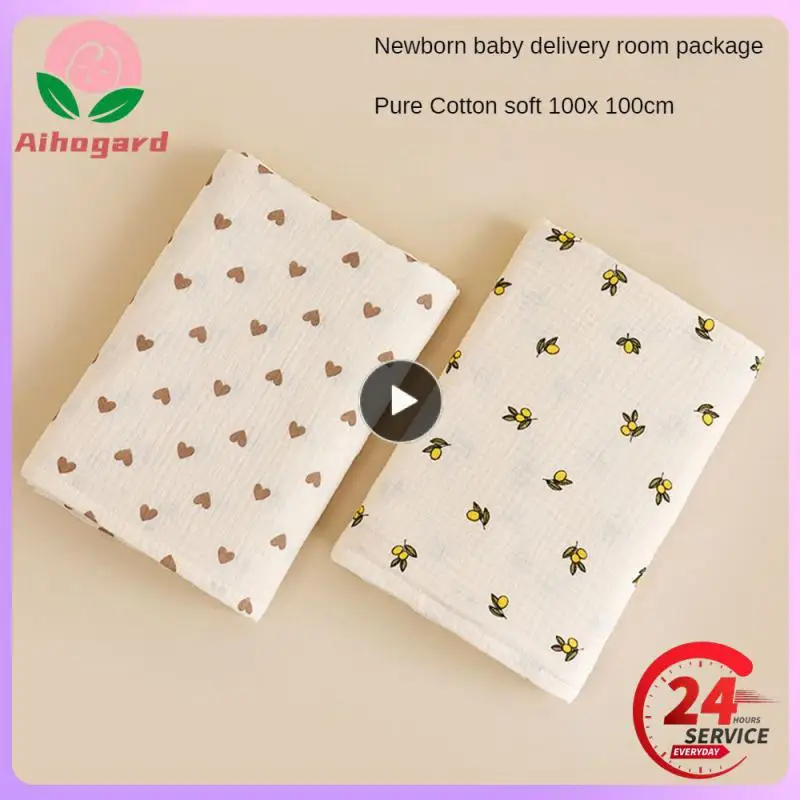 

Детское одеяло Ins, муслиновые пеленки, 2-слойные хлопковые одеяла для детей, летнее постельное белье, детские товары для мам и детей