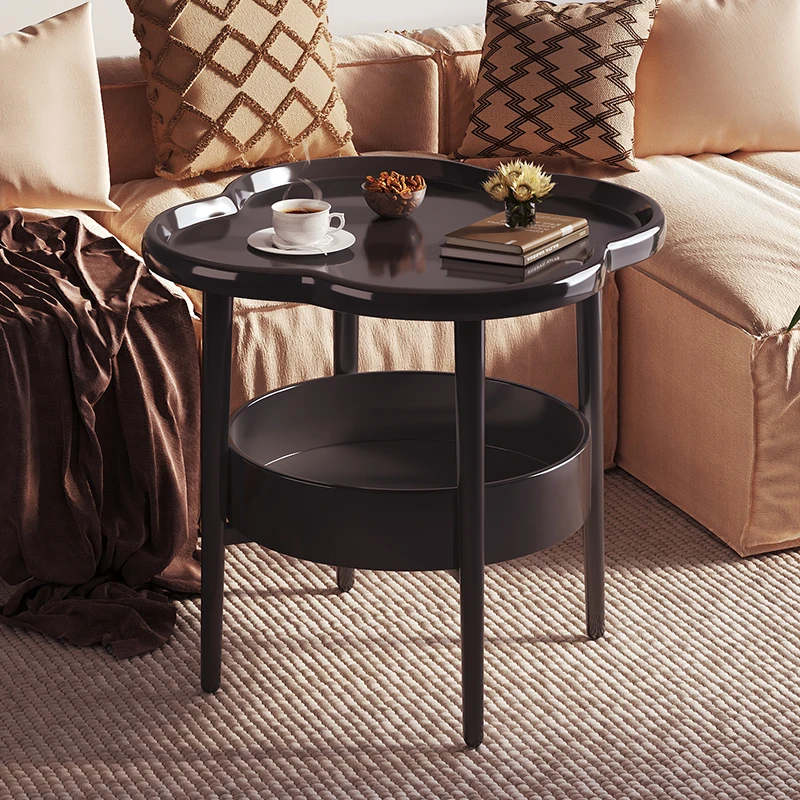Aesthetic Black Night Table Small Mini Natural Plastic Vintage Night Table Japanese Criado Mudor De Quarto Home Furniture