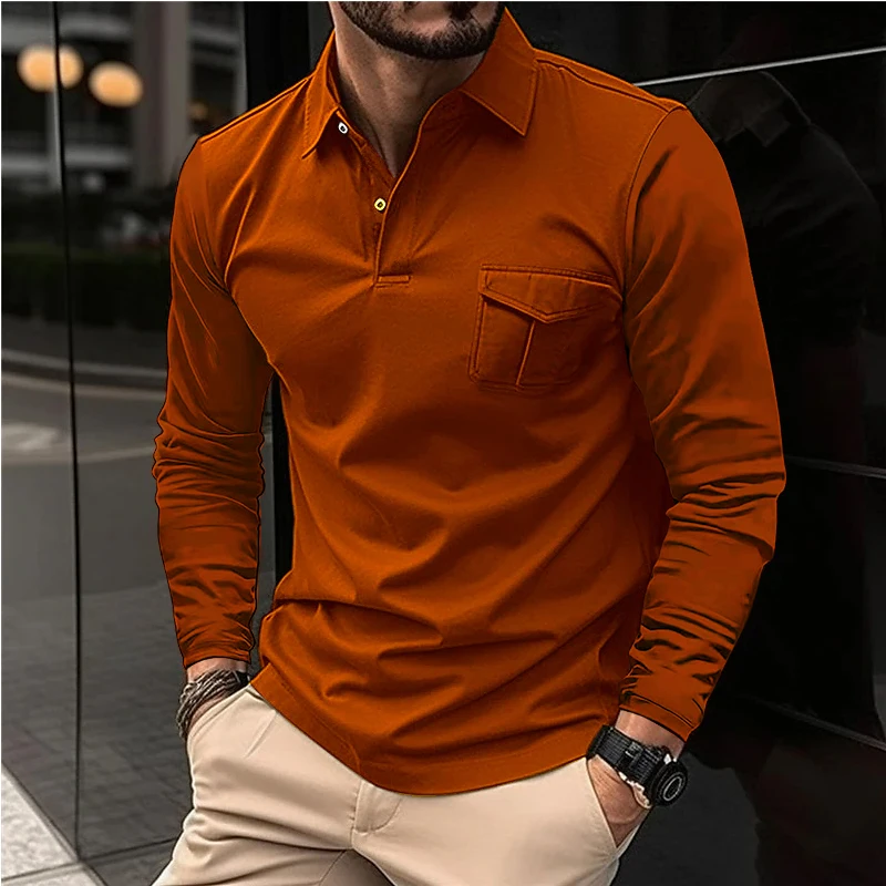 2023-Autumn-Winter-New-Caramel-Men-s-Long-Sleeve-Polo-Shirt-Casual-Polo ...