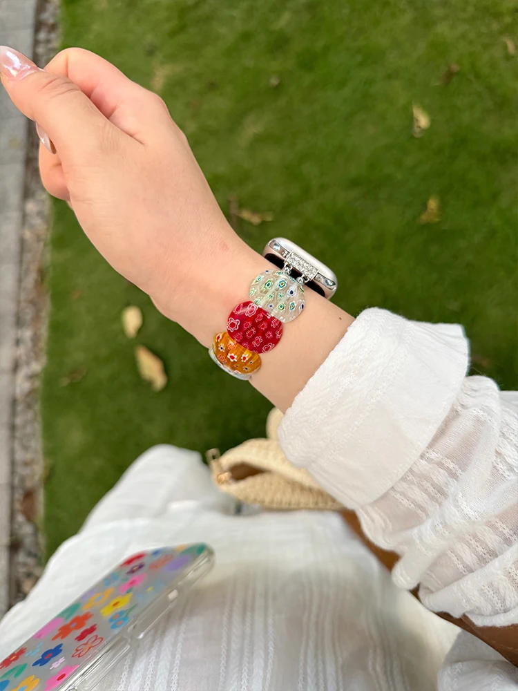 Elegant Crystal Elastic Band for Women - Stylish Watch Strap