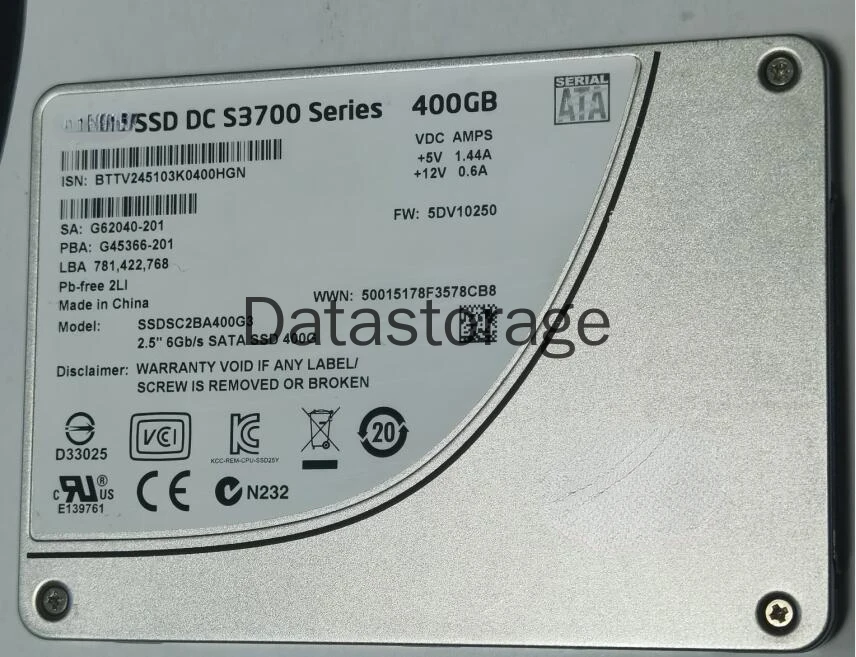 HDD For Intel DC S3610 S3700 400G 800G S3710 Enterprise SSD