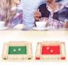 Wooden Number Board Dices Game Set Toy for 4 People KTV Pub Bar Party Supplies Prop 1