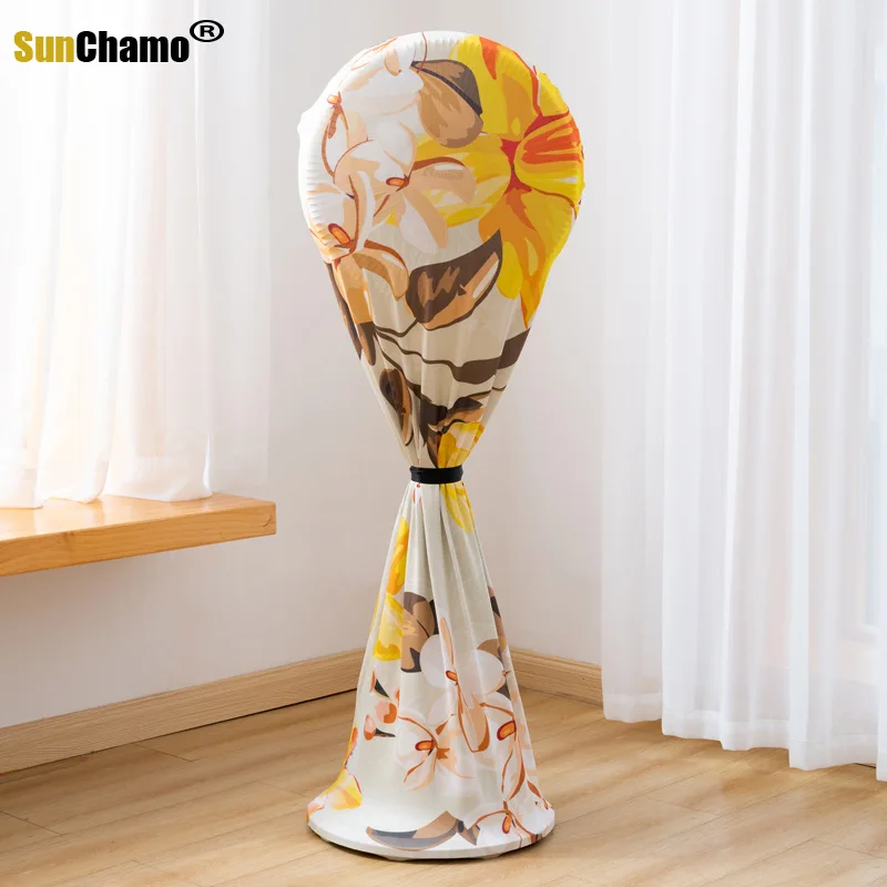 Electric Dust Household Round Floor Elastic Universal All-inclusive Cartoon Bladeless Neck Fan Dust Cover dust cover fan cover