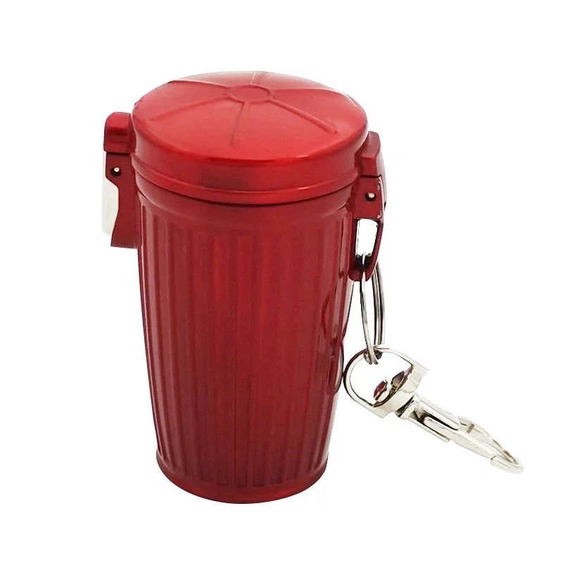 Portable covered ashtray Suitable for Outdoor Travel Sealed Mini Storage Bin portable ashtray