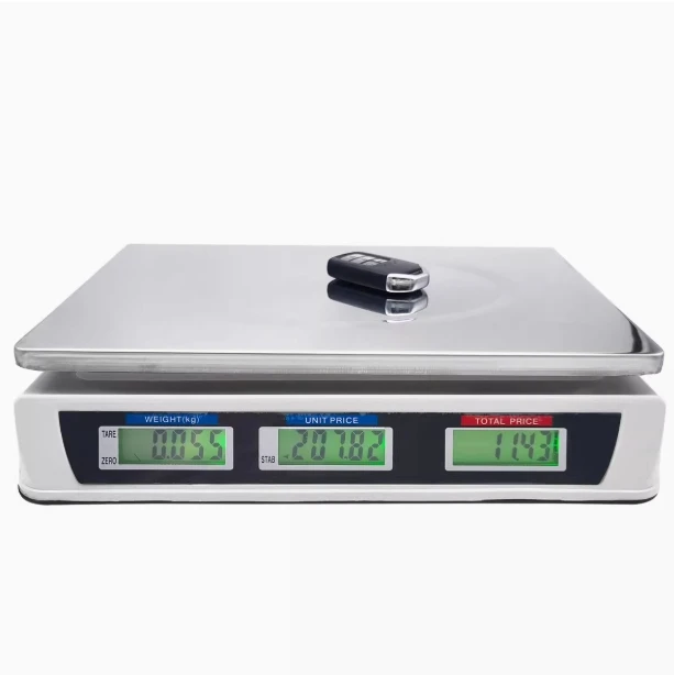 Stainless Steel Price Computing Scale Commercial Table Weighing Scale 40kg for Retail Shop