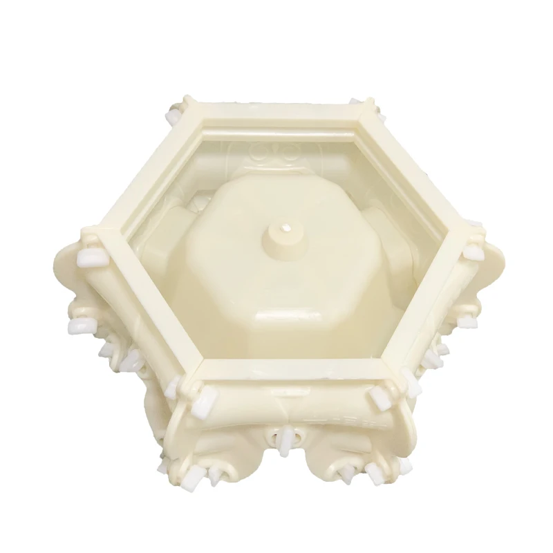 Concrete molds Household Flower Pot Mold Pot Cement Homemade Flower Pier Hexagonal European Bonsai Potted Plant