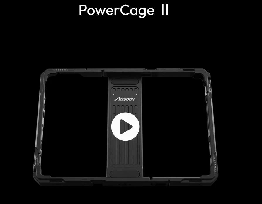 PowerCage II for the iPad 2 x Cold Shoe Mounts 10 x 1/4"-20 Mounts Adjustable Pr