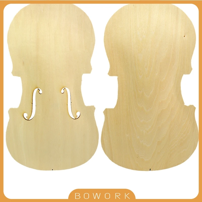 

4/4 3/4 1/2 1/4 1/8 Size Violin Top Back Unfinished Violin Maple Wood DIY Fiddle Luthier Making Beginner Violin Accessories SET